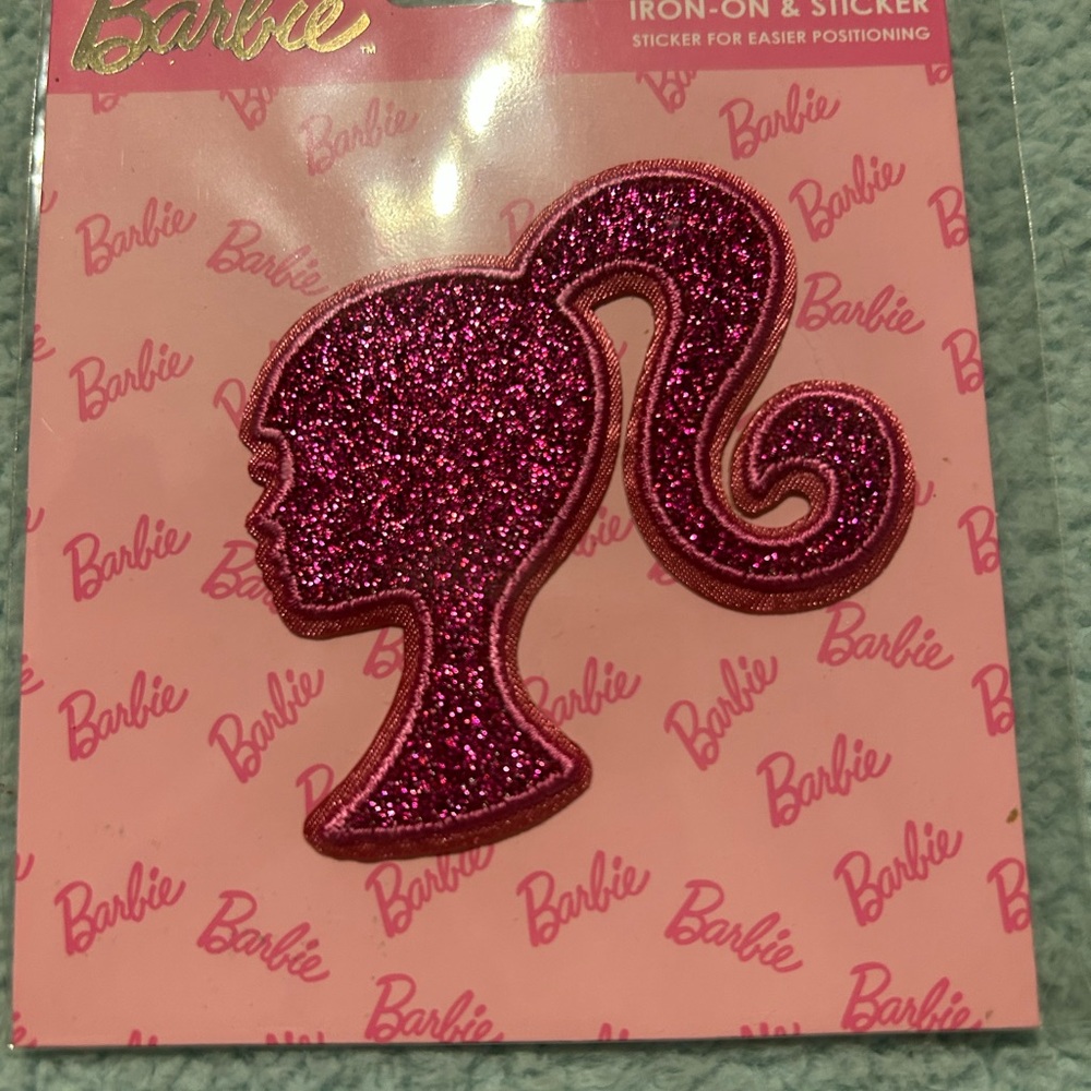 Barbie Pink Script Iron-On Patch - Picture 4 of 15